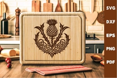 Celtic art SVG, Engraved Laser Cutting board SVG Product Image 1