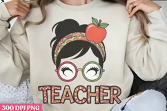 Teacher PNG, Teacher Appreciation Sublimation PNG Product Image 2