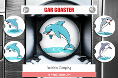 Car Coaster Jumping Dolphin Product Image 1