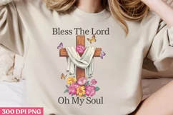 Bless the Lord, Oh my soul PNG, Christian Sublimation PNG Product Image 2