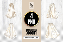 Elegant Bridal Veil Clipart Sublimation PNG Product Image 1