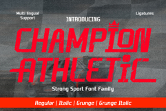 Champion Athletic the athletic typeface Product Image 1