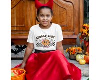 Retro Halloween SVG PNG | Spooky Dude Shirt | Pumpkin Girl Product Image 2