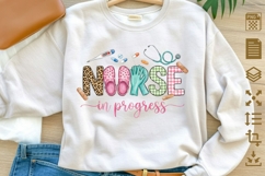 Nurse In Progress PNG, Student Nurse Sublimation Design Product Image 1