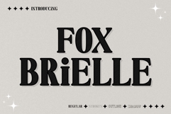 Fox Brielle Font Product Image 1