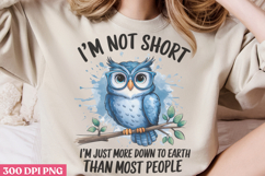Im Not Short Im Just More PNG, Funny Animal Jokes Product Image 2