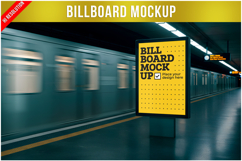 Advertising Billboard Subway Mockup Product Image 1