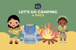 Kids Camping - Children&#039;s Educational Graphics Product Image 1
