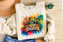 The Best Grandad svg | Svg Cut Files | Shirt Svg Product Image 2