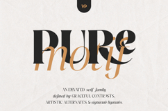 Pure Motif - An Elevated Serif Font Product Image 1