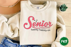 Senior Twenty Twenty Six graduation PNG Sublimation Design Product Image 2
