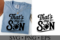 That&#039;s my Son Svg | Game Day Svg | Sport Svg | Shirt Svg Product Image 2