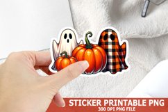 Pumpkin Howdy Sticker| Halloween Pumpkin Sticker Product Image 1