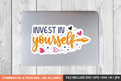 Motivational Sticker Svg Design Product Image 1