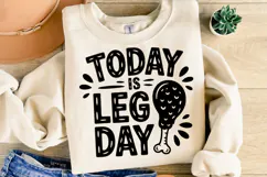 Today is Leg Day Svg | Halloween Svg | Shirt Svg Product Image 2