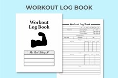 Workout Tracker KDP Interior Logbook Product Image 3