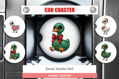 Goose Voodoo Doll Car Coaster Product Image 1