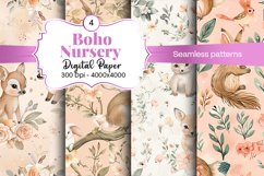 Nursery Boho digital paper Seamless backgrounds Product Image 2