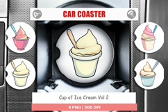 Car Coaster Ice Cream Cup Product Image 1