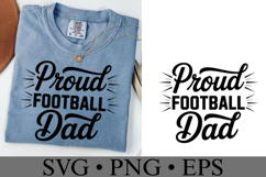 Proud Football Dad Svg | Game Day Svg | Shirt Svg Product Image 2