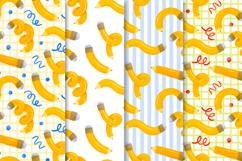 Bent Yellow Pencils Clipart Back to School Drawn Product Image 3