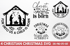 Christian Christmas SVG Product Image 1