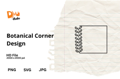 Botanical Corner Design Product Image 1