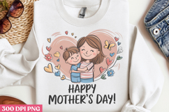 Floral Mama Mom Sublimation PNG Product Image 2