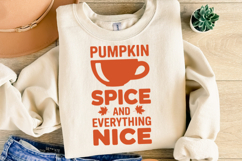 Pumpkin Spice and Everything Nice Svg | Shirt Svg Product Image 2