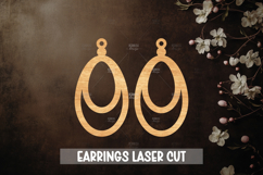 24 Boho Style Laser Cut Earrings SVG File Product Image 2