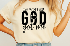 No Worries God Got Me SVG Product Image 1