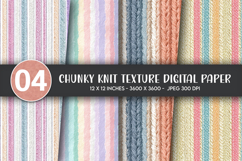Chunky Knit Texture Digital Paper Product Image 1