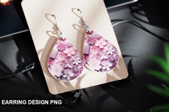 Valentines Day Teardrop Sublimation- Valentines Day Earring Product Image 1