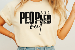 All Peopled Out SVG Product Image 1