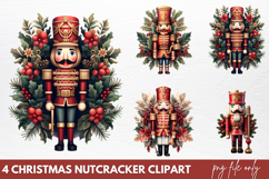 Christmas Nutcracker Clipart PNG Product Image 1