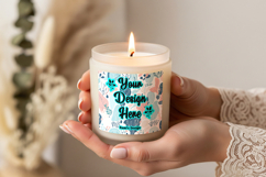 Home candle label mockup Product Image 2