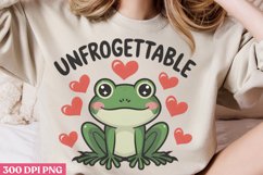 Unfrogettable PNG, Funny Frog Sublima Product Image 2