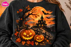 Trending Halloween PNG, Halloween PNG, Spooky Season PNG Product Image 2