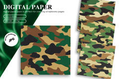 camouflage Pattern Background Wallpaper Military Gift Wrap Product Image 1