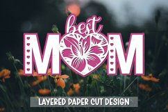9 3D Layered Paper Cut Mom SVG I Cricut I Silhouette Product Image 2