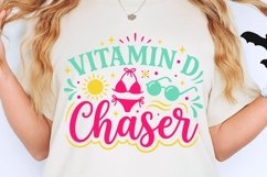 Vitamin D Chaser Svg, Funny Summer Beach Svg, Beach Life Svg Product Image 2