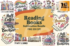 Reading Books PNG Bundle 15 Product Image 1