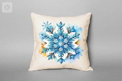 Watercolor Snowflakes 2 PNG sublimation Product Image 2