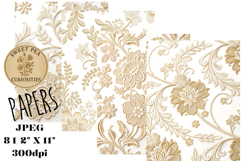 Shabby Chic, Flowers, Papers, Junk Journal Product Image 1