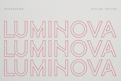 Luminova Modern Geometric Sans Serif Font Product Image 1