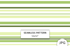 Watercolor Green Stripe Seamless Pattern Product Image 1