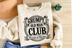 Grumpy old man club svg | Svg Cut File | Shirt Svg Product Image 2