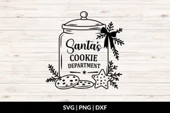 Christmas Cookie SVG, Christmas Kitchen SVG, Baking Cut File Product Image 1