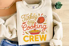 Turkey Day Cooking Crew Svg | Thanksgiving Svg | Shirt Svg Product Image 2