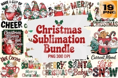 Cozy Christmas PNG Bundle 19 Festive Product Image 1